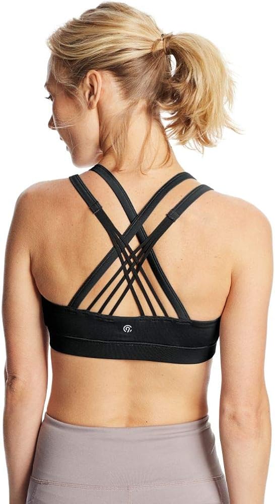 C9 Champion Women's Medium Support Compression Strappy Back Cami Bra at  Women’s Clothing store