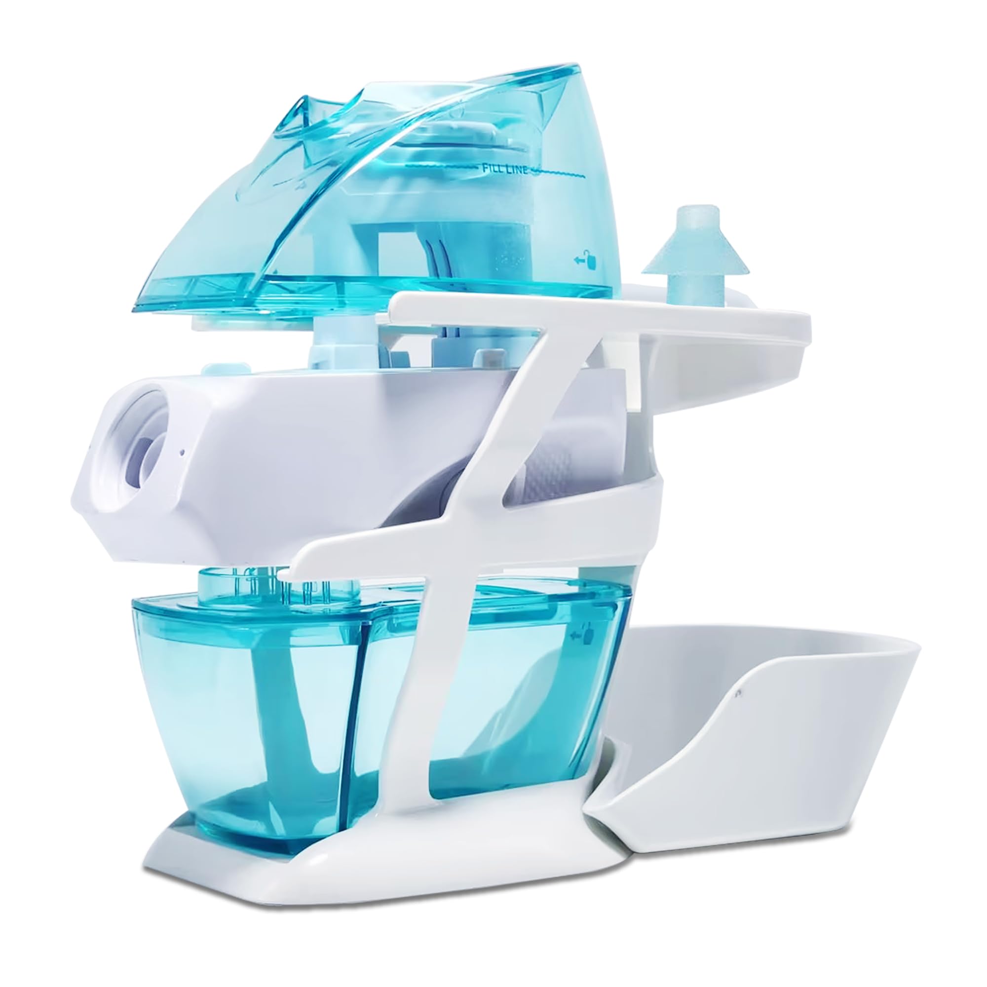 Premium Countertop Caddy Organizer for Navage Nasal Irrigation System - 3-Tier Storage for Nose Cleaning Supplies, Detachable Tray, Sleek Design - Nasal Care Accessories (Caddy Only)