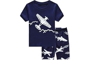 Little Hand Toddler Boys Pajamas Kids Dinosaur Summer PJS Monster Truck Children Excavator Jammies Short Sets 2-7 Years