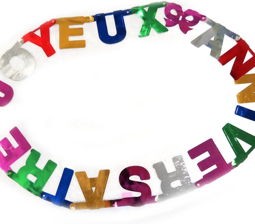 L5460 Banderole Joyeux Anniversaire Tutti Frutti 2 M Les Tresors De Lily Decorations Guirlandes Cotillons Et Confettis Mkyra Org