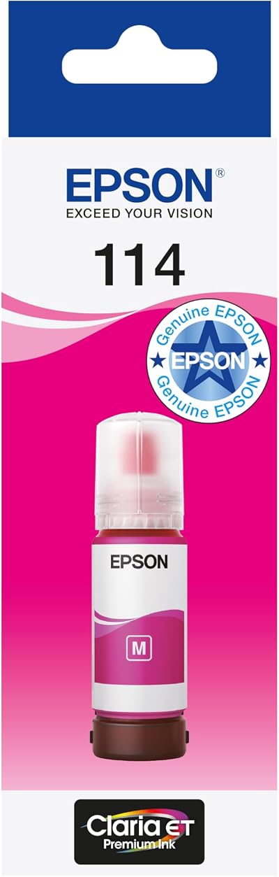Epson Magenta Ink 70 ml EcoTank 114 Compatible