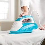 Russell Hobbs Light & Easy Brights Aqua Steam Iron 2400W 115g Steam Shot view 3