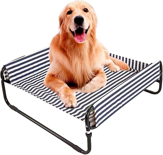 Elevated Dog Cot Bed,Portable Outdoor Raised Pet Cot, Dog