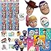 Toy Story Birthday Party Favors and Goodie Bag Fillers Pack For 16 Guests With Toy Story Masks, Pencils, Tattoos, Stickers, Stampers, and Exclusive Pin