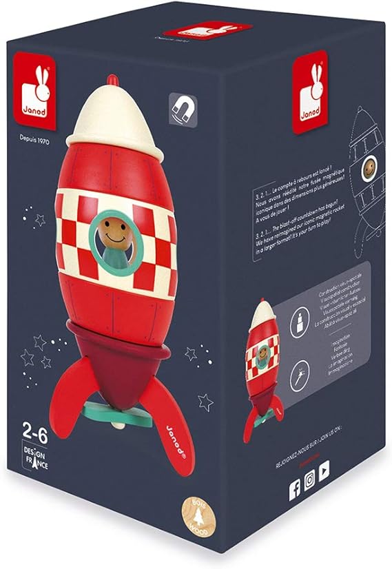 janod super rocket magnet kit