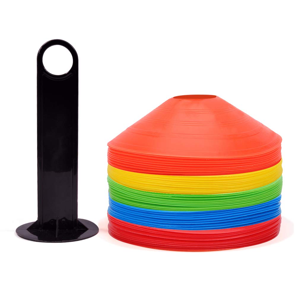 Keenso Disc Cones, Playing Field Marker Cones, Sports Futsal Equipment, Agility Training Athletics Supplies Track and Field Suppliessport cones