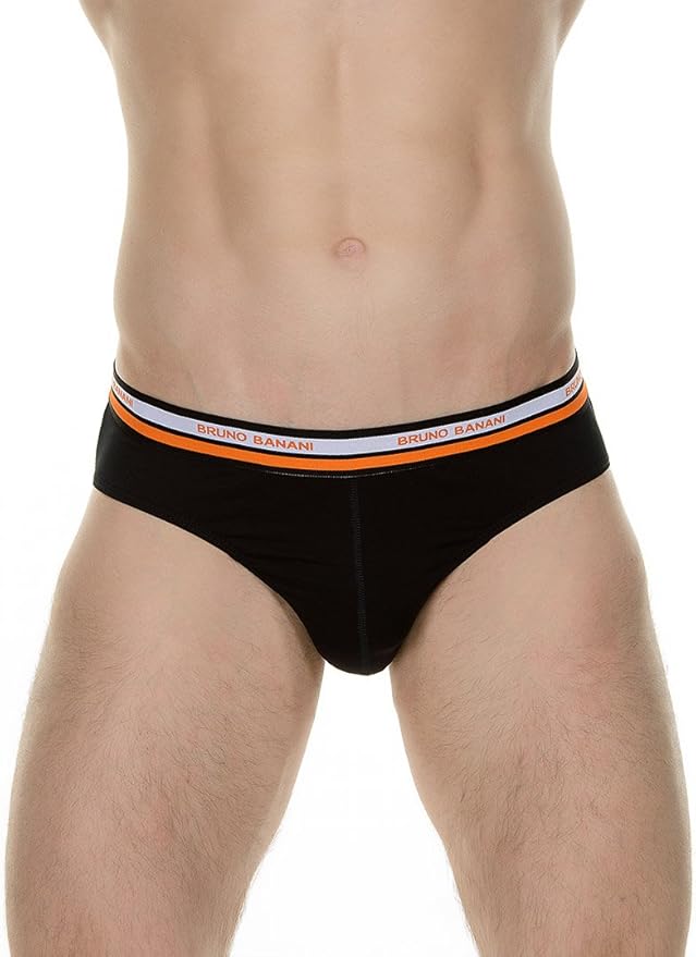 Bruno Banani Herren Slip 22051173 7, Gr. 4 (S), Schwarz (7 schwarz