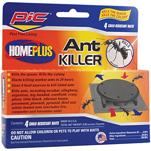 Home Plus Ant Killer Plastic Bait Stations, 4 Count