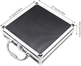 cypreason Aluminium Tool Box Foam Filled Shockproof Storage Case Home Office view 2