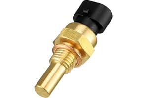MLAHUIER 1 PC Engine Coolant Temperature Sensor, ECT Temp Sensor Compatible with Chevy GMC Cadillac Buick, Replacement OEM#12608814 15404280 12191170 60811520(Gold)