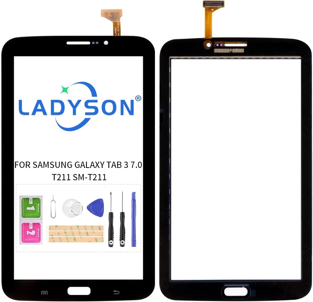 LADYSON Screen Replacement For Samsung Galaxy Tab 3 7.0 T211 SM-T211 Touch
