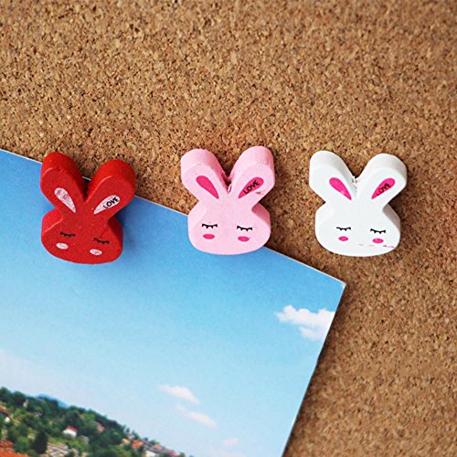 Toosunny 30 Pcs Decorative Thumbtacks Lovely Animal Shape PushPins Cartoon Drawing Pins for Feature Wall, Whiteboard, Corkboard, Photo Wall - Thumbnail 5