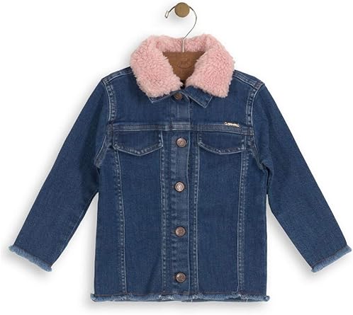 jaqueta jeans de pelo