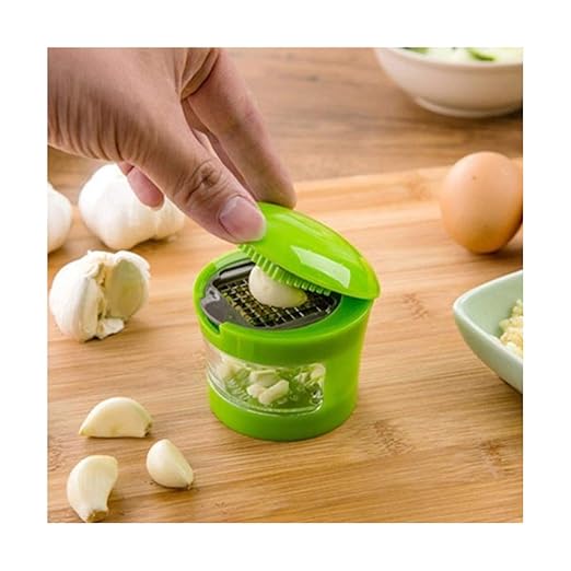 Rallador de ajos mini portátil de acero inoxidable ABS cortador de ...