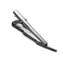 Yoursfs Black Cool Lightning Bolt Tie Clip for Men