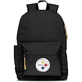 Denco Pittsburgh Steelers Campus Backpack - Ideal for the Gym, Work, Hiking, Travel, School, Weekends, and Commuting