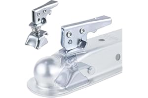 Trailer Hitch Coupler - Trailer Link Device, 2 Inch Heavy-Duty Trailers Tongue Coupler, Rust Proof Boat Trailers Hitch | Secu