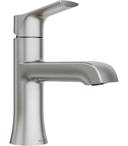 Moen Karis Chrome One-Handle Single Hole Bathroom Sink Faucet with