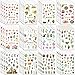Chuangdi 48 Sheets Cactus Stickers Plant Flower Decorative Stickers Journal Planners Stickers for Party Holiday Supplies