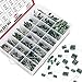 Hilitchi 700Pcs 24-Value Mylar Polyester Film Capacitor Assortment Kit - 0.22NF to 470NF / 100V