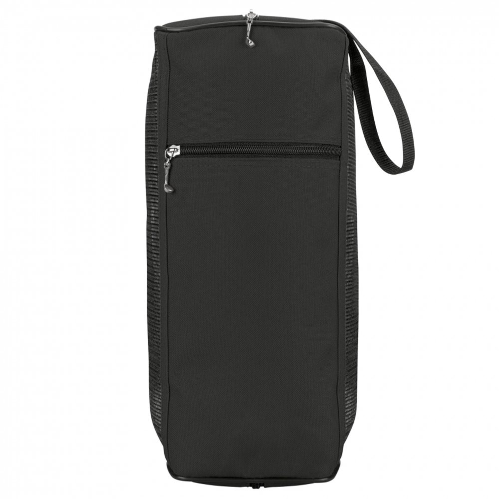 eBuyGB Large Golf Shoe Boot Bag with Mesh Panel and Golf Club Zipper Detail, Black