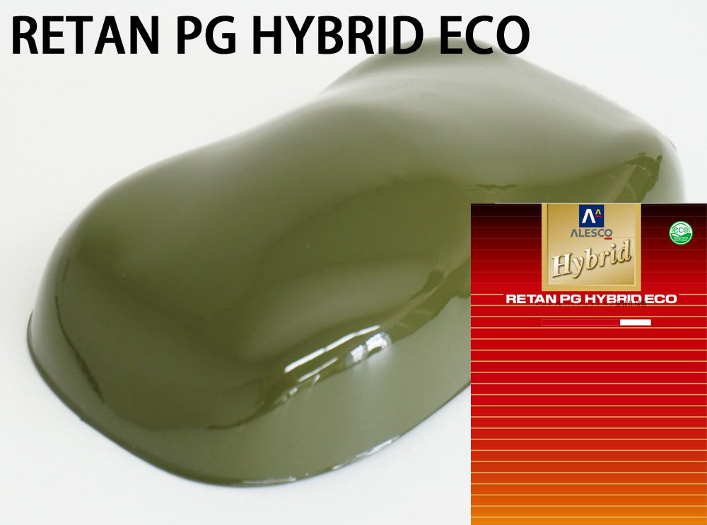 爆売り コスト削減に レタンpg ハイブリッド エコ オリーブグリーン 4kg 自動車用 1液 ウレタン 塗料 関西ペイント ハイブリット 緑 B071j3xy46 4kg 4kg 即納特典付き Ihmc21 Com