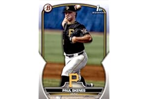 TOPPS TRADING CARD 2023 Bowman Draft #BD-14 Paul Skenes Pittsburgh Pirates Official MLB Baseball Card in Raw (NM or Better) Condition