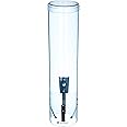 San Jamar Large Pull-Type Cup Dispenser 6-12 Oz. Flat Cups, 4.5 - 7 Oz Cone Cupz with Flip Cap for Restaurants, Home, and Office, Plastic, 16 Inches, Arctic Blue