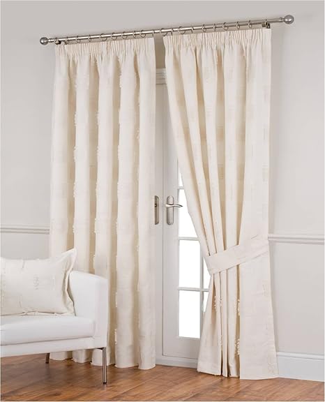 Malaya Ivory Cream Curtains 90 X 90 Amazon Co Uk Kitchen Home