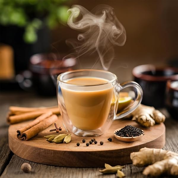 VAHDAM INSTANT CHAI TEA (3OZ/85G) – TRADITIONAL MASALA CHAI | MAKES 100 CUPS | NATURAL SPICES, ZERO CALORIES | INSTANT INDIAN TEA – NO STEEPING | UNSWEETENED TEA POWDER | FREE BAMBOO SPOON INSIDE