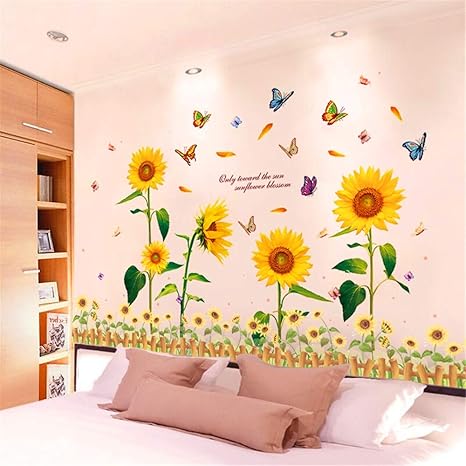 Amazon Com Rtljn Home Decoration Wall Stickers Warm Girl