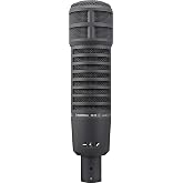 Electro-Voice RE20-BLACK Dynamic Broadcast Announcer Microphone, Black (RE20)