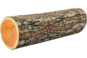 Round Tree Stump Throw Pillow, 3D Digital Print Comfortable Wood Log, Comfortable Funny Cute Round Woods Stump Shaped Cushion