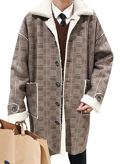 Sherpa lined check jacket Clearance