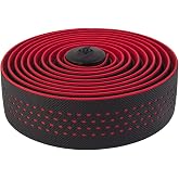 Origin8 DMND PERF Black/Red bar Tape | Origin8 DMND PERF Handlebar Tape 2.5mm Black/Red, Durable Grip &amp; Comfort