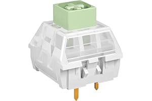 MCIEPNY Kailh Box Jade Clicky Keyboard Switch,3-pin 50gf Pre-Lubed Dustproof Waterproof RGB SMD Key Switches for Mechanical Gaming Keyboard(Box Jade,45pcs)