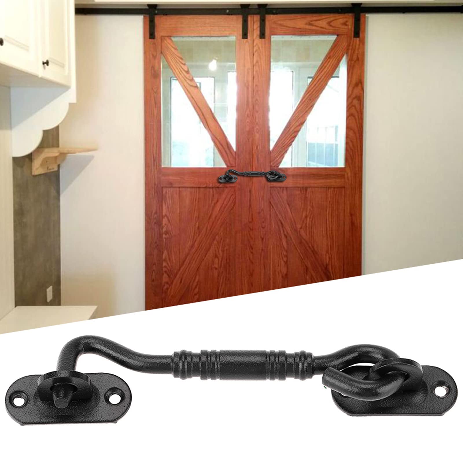 Barn Gate Hook Latch Multi-Purpose Hook Lock for Shed Gate Door Window