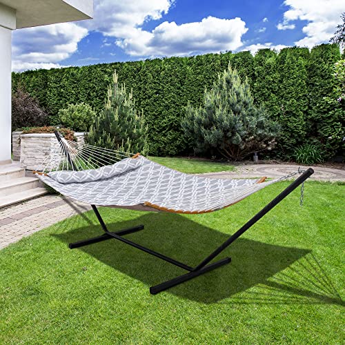 Mansion Home Free Standing Hammocks,12 Ft, Heavy Duty 450 lbs, Hammock