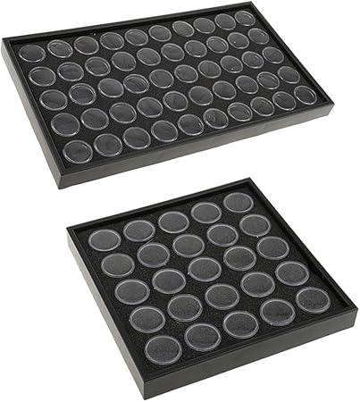 Amazon Toygogo 2ピース 個プロフェッショナルネイルアート空のグリッターダストラインストーンビーズパウダーコンテナジュエリーディスプレイボックスケースホルダー50 25ポット Toygogo アクリルネイル用ツール 通販