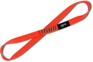 9KM DWLIFE 9KM Climbing Sling - 16mm Nylon Webbing (12"/24"/48") UIAA Certified, 22kN Strength for Rock Climbing, Mountaineering