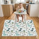 BolAAzuL Splash Mat Under High Chair Anti Slip Waterproof Floor Protector view 2