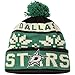 NHL Dallas Stars Men's Face-Off Winter Cuffed Pom Knit Beanie, One Size, Green