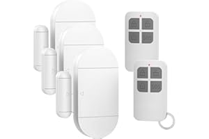 EVERNARY Door Window Alarm for Home Pool Kids Safety with 2 Remote Controls Door Entry Burglar Magnetic Sensor Security Alert Kit for Store Garage 130dB 4 Alarm Modes (3)
