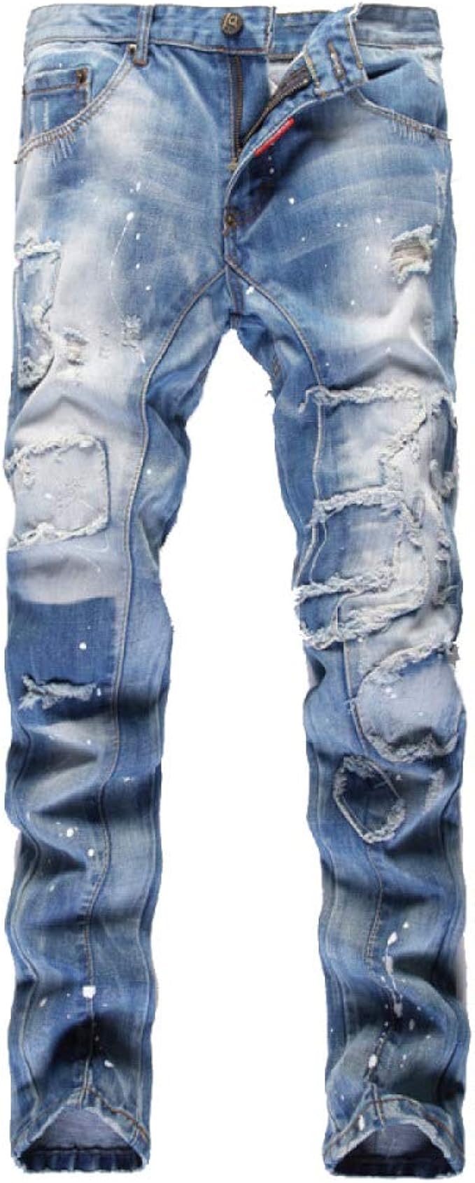 skinny cotton trousers