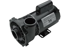 Waterway Plastics 3721221-1D Executive 56 Frame 3 HP Spa Pump, 230 V for Hot Tub Black