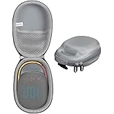 adada Travel Case for JBL Clip 4/JBL Clip 5 - Portable Mini Bluetooth Speaker (Gray)