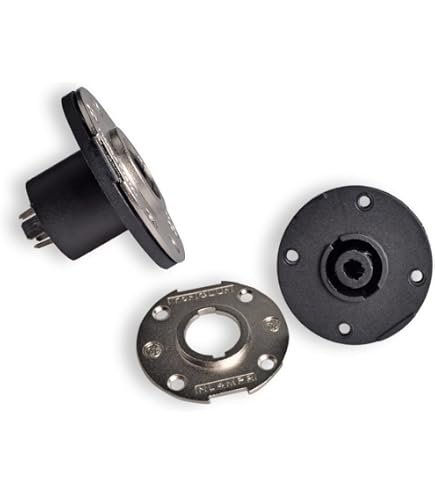 2 Original Neutrik NL4MPRXX Female SpeakON Connectors - Round Configuration