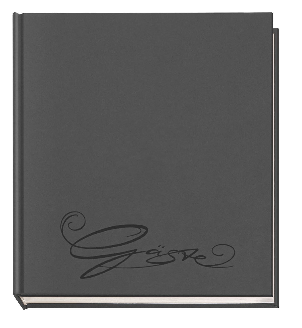 Veloflex 5420082 Classic Guest Book with Embossing, 144 Pages Grey