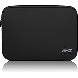 Arvok 11-12 Inch Laptop Sleeve Multi-color & Size Choices Case/Water-resistant Neoprene Notebook Computer Pocket Tablet Briefcase Carrying Bag/Pouch Skin Cover For Acer/Asus/Dell/Lenovo, Black