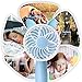 RioRand 2018 New Handheld Mini Personal desk Fan 1200mAH Rechargeable USB Fan with 3 Speed Adjustable for Indoor and Outdoor Activities(Blue)